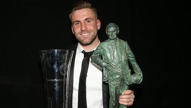 卢克肖包揽2项曼联赛季最佳球员奖